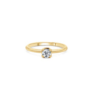 18ct Yellow Gold And Diamond Proposal Ring