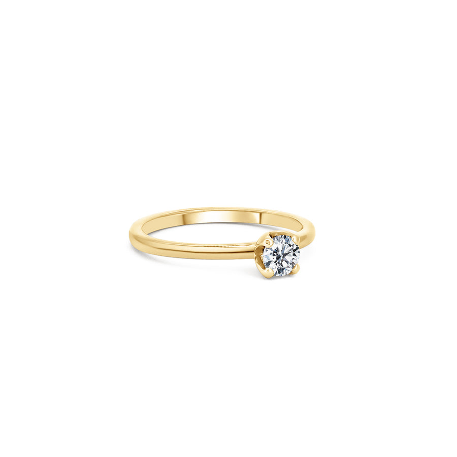 18ct Yellow Gold And Diamond Proposal Ring