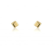 9ct Cube Stud Earrings