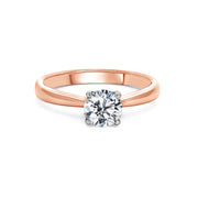 Rose Gold 0.70cts Diamond Solitaire Engagement Ring