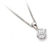 18ct White Gold 1.50ct Lab Grown Diamond Pendant