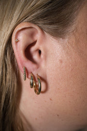 9ct Yellow Gold Hoop Earrings Extra small