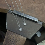 18ct White Gold Lab Grown 2ct Diamond Solitaire Pendant