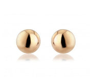 9ct Gold Large Ball Stud Earrings
