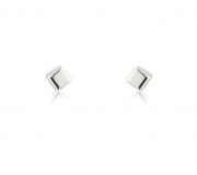 9ct Cube Stud Earrings