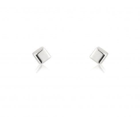 9ct Cube Stud Earrings