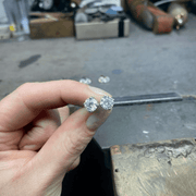 Lab Grown Diamond Stud Earrings 1.00ct Total