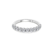 Platinum Oval Lab Grown Diamond Eternity Ring