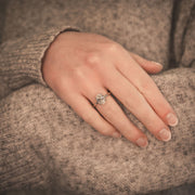 Platinum 2ct Oval Diamond Solitaire Engagement Ring