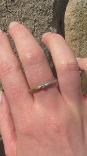 Manu 22ct Yellow Gold, Silver And Diamond Dress Ring