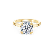 18ct Yellow Gold 2.00ct Lab Grown Diamond Solitaire With Double Talon Claw Setting Engagement Ring