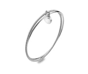 Silver Heritage Bangle