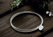 Silver Heritage Bangle