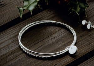 Silver Heritage Bangle