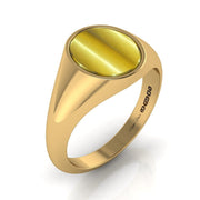 Tiger Eye Signet Ring