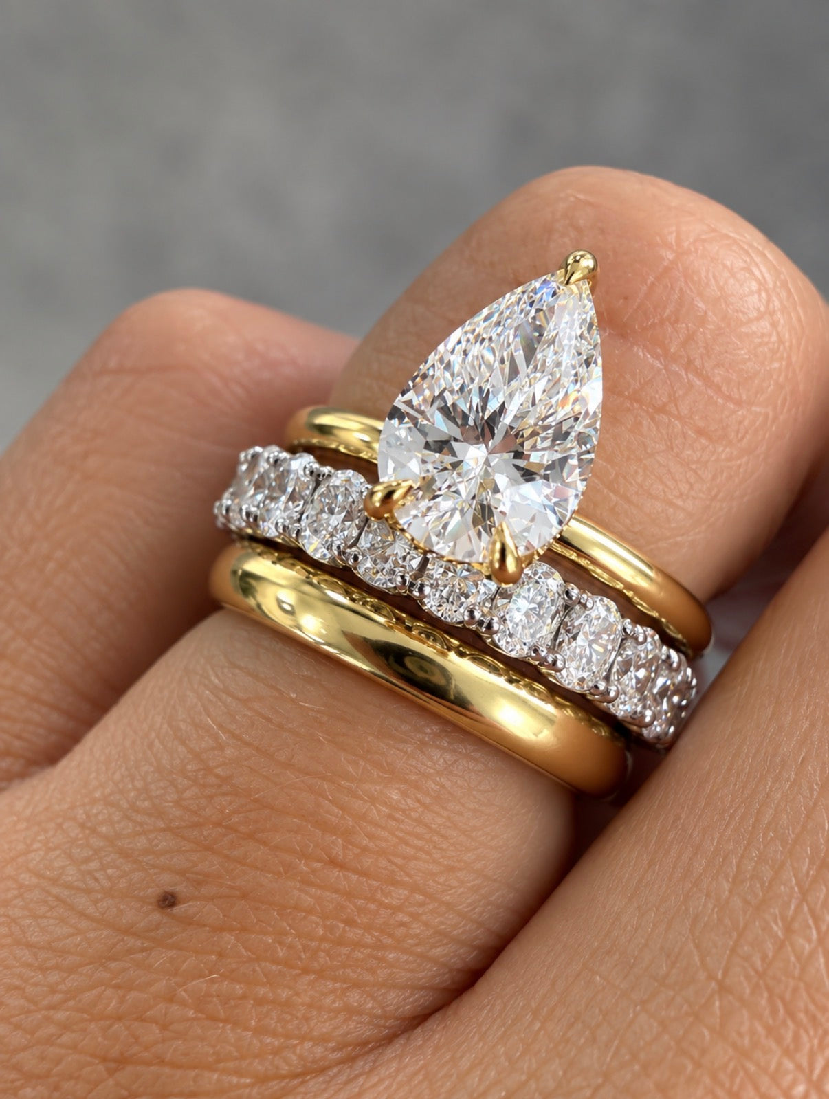 Mixed-Metal Wedding Ring Stacks in Edinburgh: Make Your Own Rules