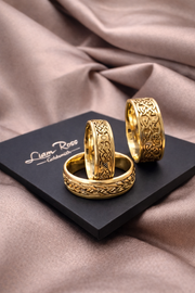Celtic Knotwork Wedding Band — Laser & Hand Engraved in Edinburgh