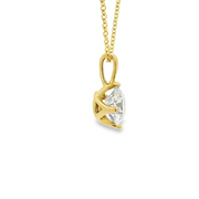 18ct yellow gold 2.00ct Lab Diamond Pendant