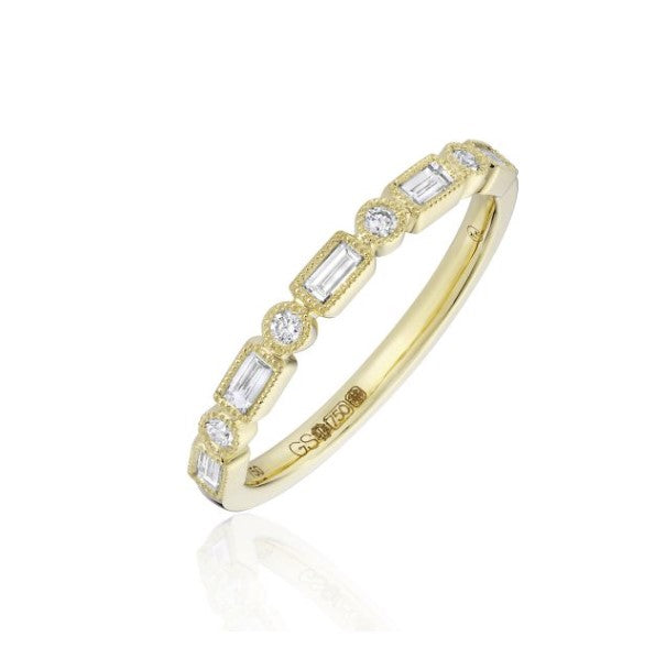 18ct Yellow Gold and Diamond Dress Ring