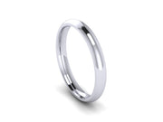 Ladies 2.5mm Court Shaped Wedding Ring