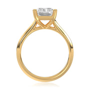 2.00ct Radiant Cut Lab Grown Diamond Solitaire Ring.