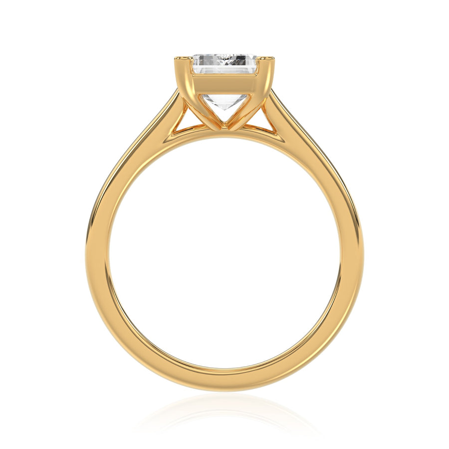 2.00ct Lab grown Crisscut Diamond Solitaire Engagement Ring