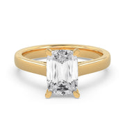 2.00ct Lab grown Crisscut Diamond Solitaire Engagement Ring