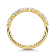 18ct Yellow Gold, Lab Grown Diamond, Pear Cut Eternity Ring