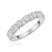 Platinum Lab Grown Diamond Pear Eternity Ring