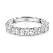 Platinum Lab Grown Diamond Pear Eternity Ring