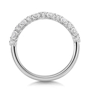 Platinum Lab Grown Diamond Pear Eternity Ring