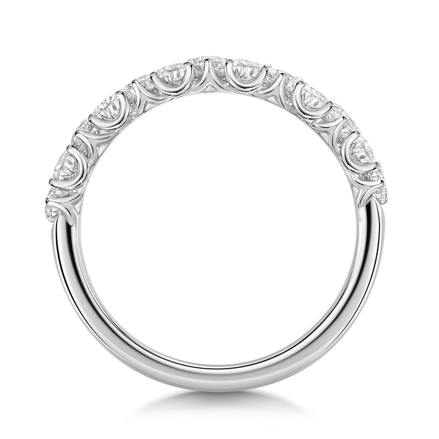 Platinum Lab Grown Diamond Pear Eternity Ring