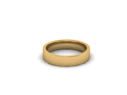 18ct Yellow Gold 5mm Flat Court Wedding Ring