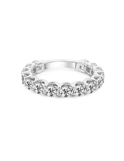 Platinum Lab Grown Diamond Eternity Ring