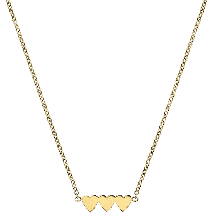 9ct Yellow Gold Heart Necklace