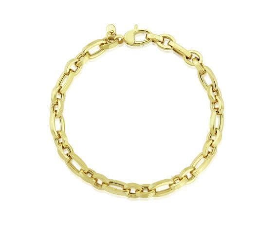 9ct Yellow Gold Oval Link Bracelet