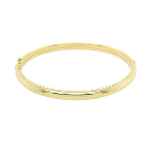 9ct Yellow Gold Diamond Bangle