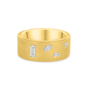 9ct Yellow Gold Chunky Stacking Ring