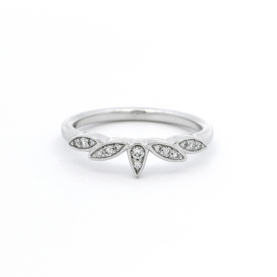 Petal Shaped Wedding Ring