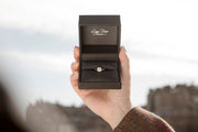 18ct yellow gold solitaire with 2.01ct Lab Grown Asscher Cut Diamond Engagement Ring