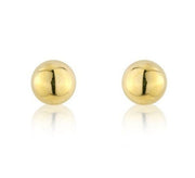 9ct Gold Medium Ball Stud Earrings