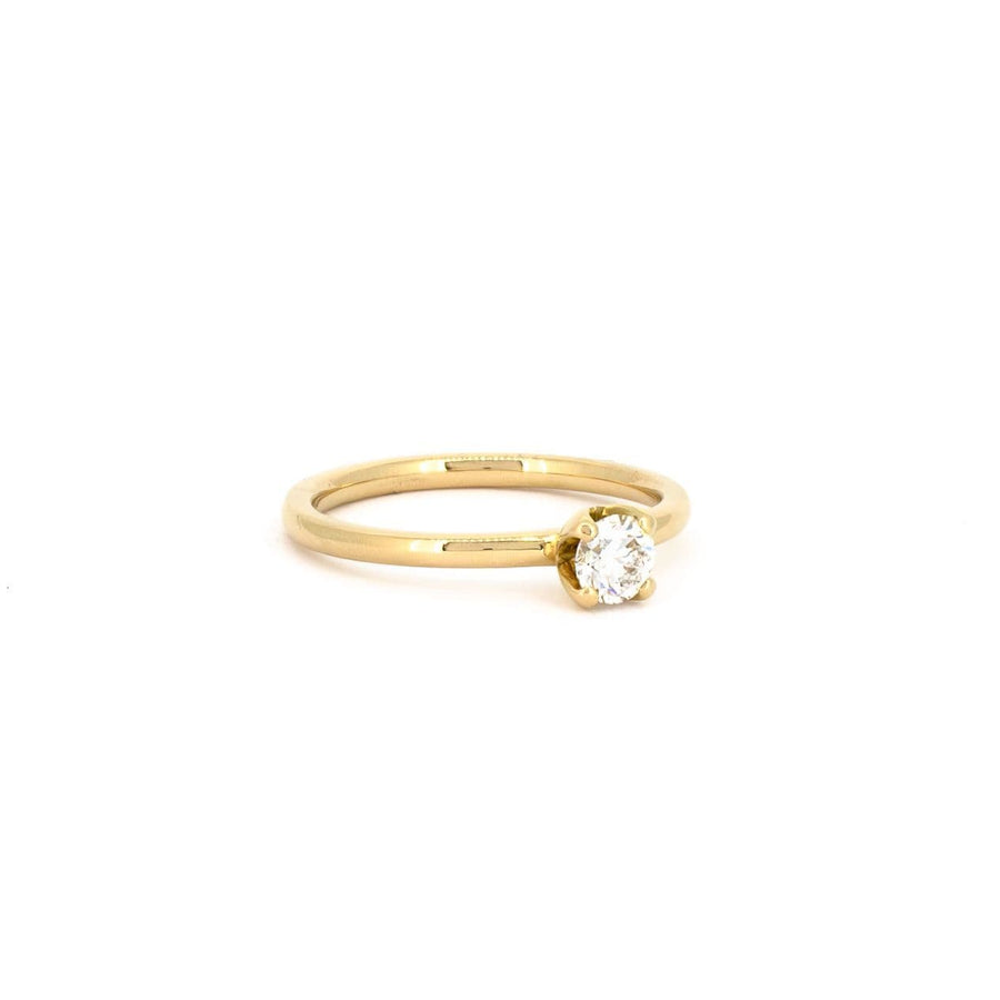 18ct Yellow Gold And Diamond Proposal Ring