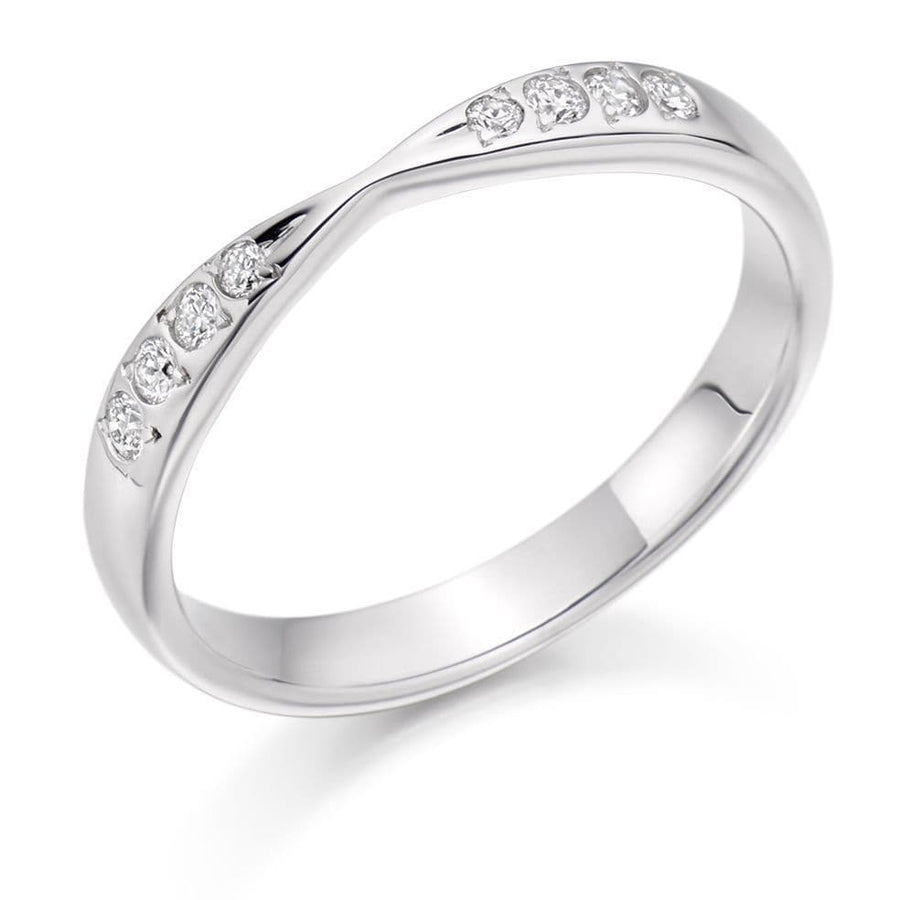 0.15ct Kiss Style Diamond Eternity Ring