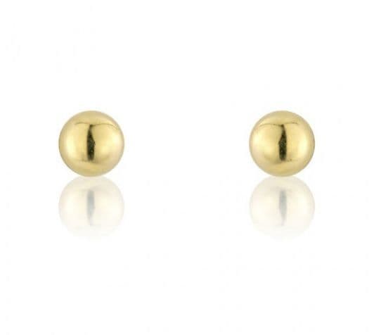 9ct Gold Small Ball Stud Earrings