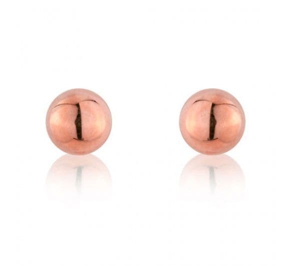 9ct Gold Medium Ball Stud Earrings