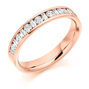 0.50ct Brilliant And Baguette Cut Diamond Eternity Ring