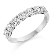 1.50ct Brilliant Cut Diamond 7 Stone Eternity Ring