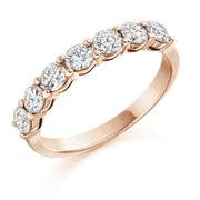 1.50ct Brilliant Cut Diamond 7 Stone Eternity Ring