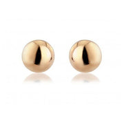 9ct Gold Large Ball Stud Earrings