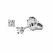 18ct White Gold Diamond Studs